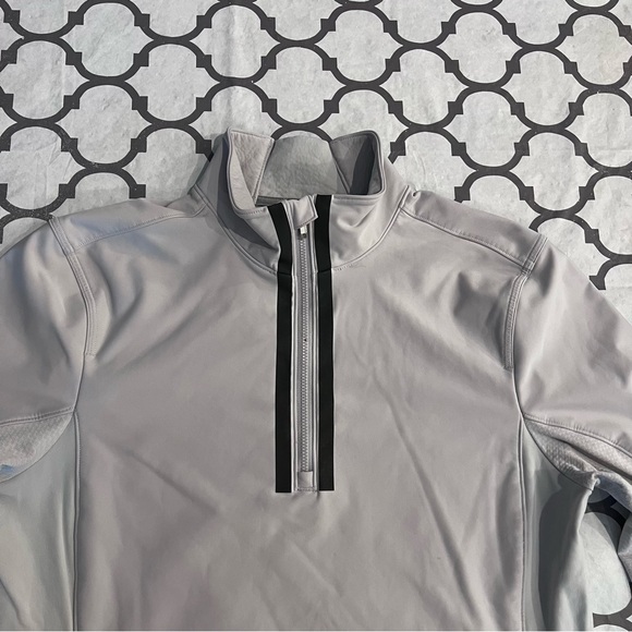 Lululemon Chillstop 1/2 Zip Tech Fleece Softshell Sweater Mens Medium - Picture 6 of 14